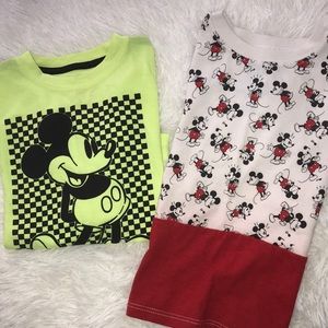 LIKE NEW MICKEY MOUSE BOYS TEE LOT SUPER CUTE!